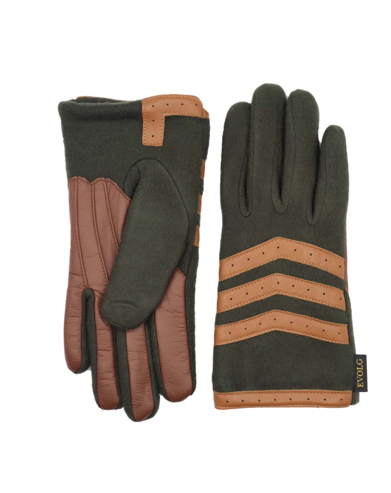 Gants femme Helstons Grafic Skull hiver cuir burning, moto custom