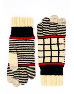 LATTICE - Knitted gloves